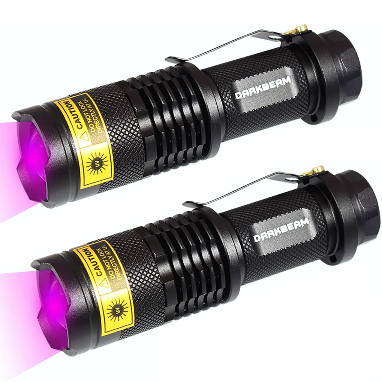 DARKBEAM UV 395nm Flashlight Ultraviolet LED Light Blacklight Wood's Lamp ...