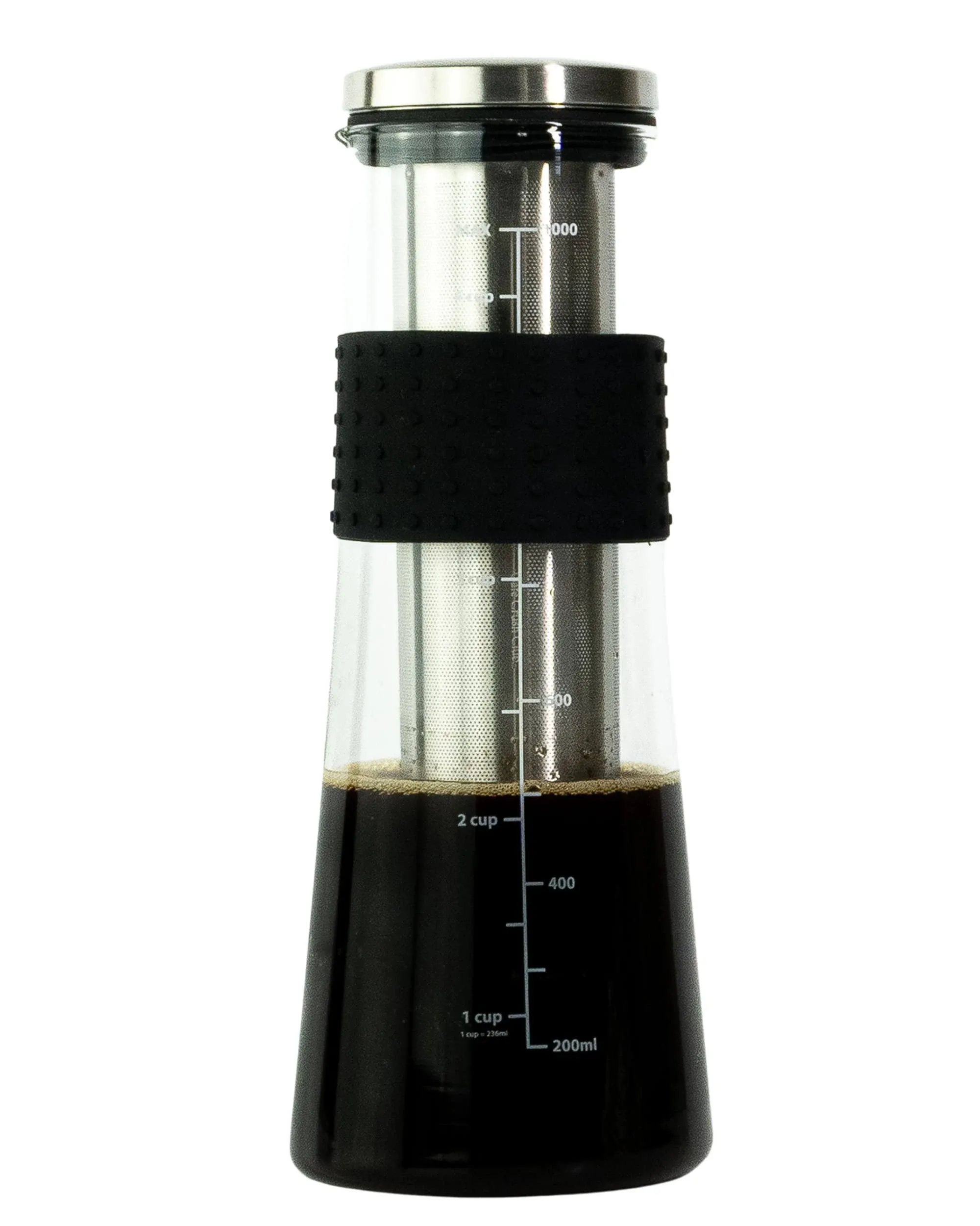 Cold Brew Coffee Maker | Fire Toughened Borosilicate Glass | 304 Stainless St...