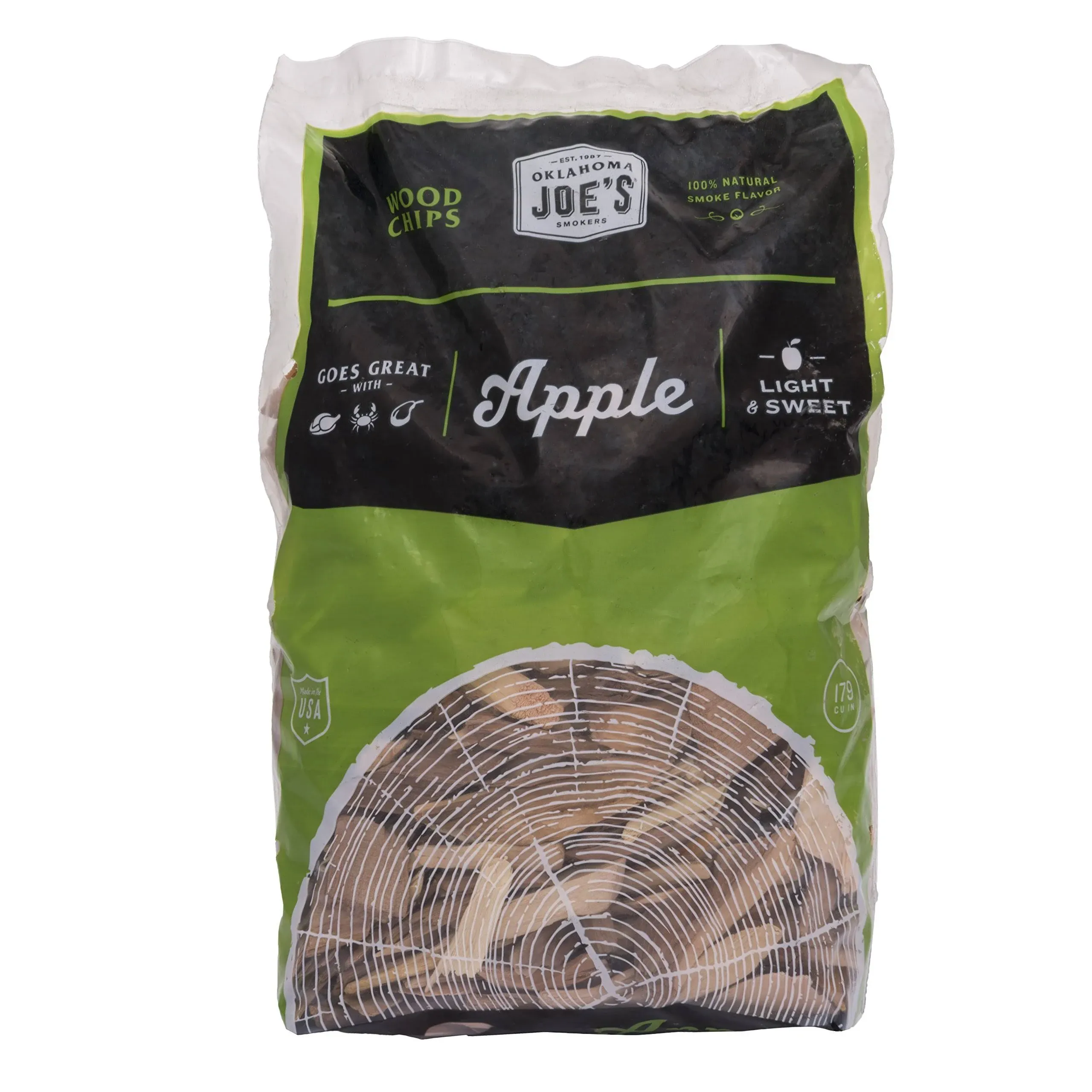 Oklahoma Joe&#039;s Apple Wood Smoker Chips, 2-Pound Bag