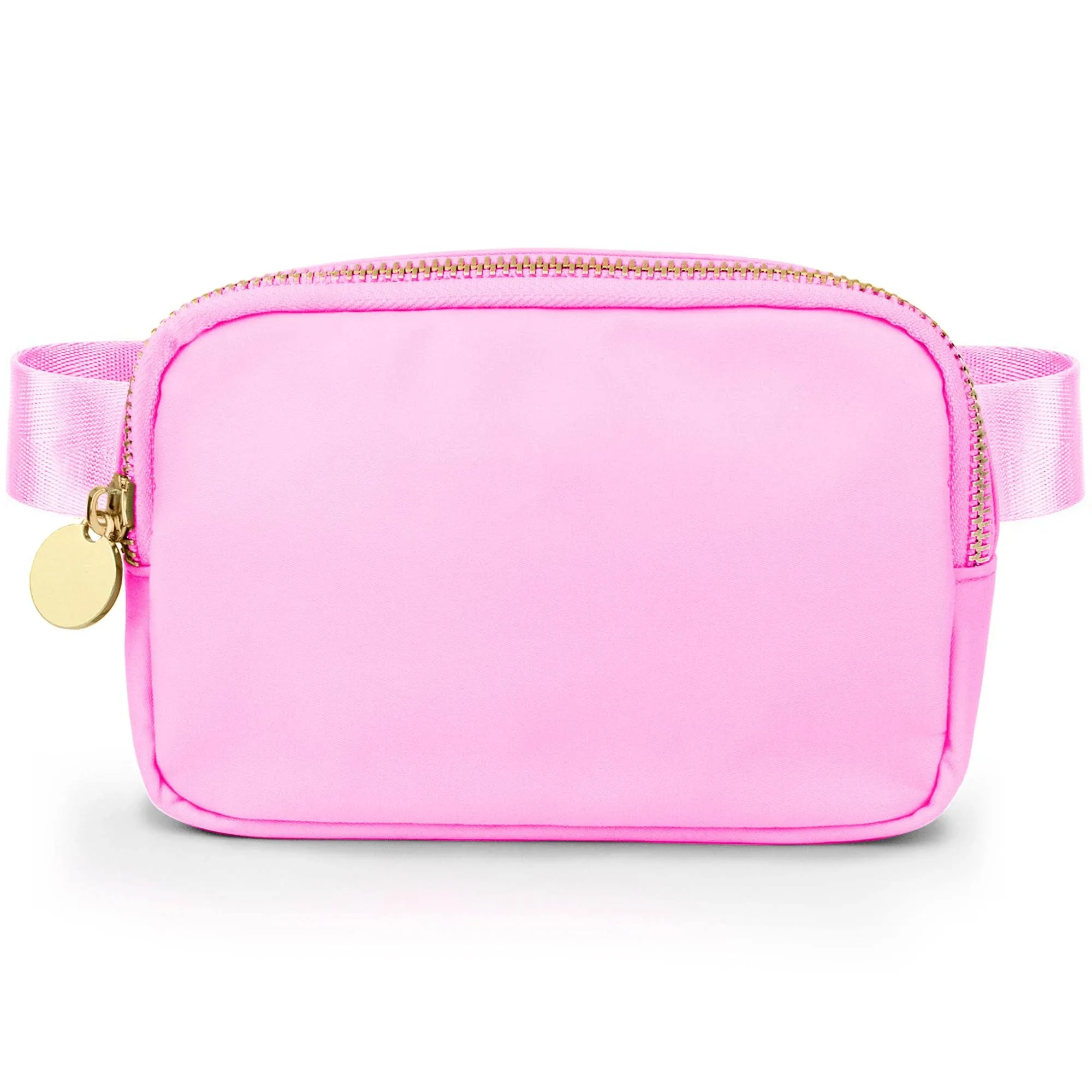 Nylon Belt Bag Hot Pink Fanny Pack For Women Crossbody Bag Waist Pack Bum Bag