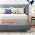 Sweetnight King Size Mattress, 14 inch King Memory Foam Mattress in A Box, Double Sides Flippable King Bed Mattress, Gel Infused and Perforated Foam