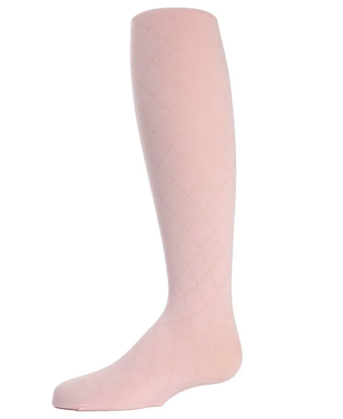 MeMoi Flowers and Diamonds Girls Opaque Tights 6-8 / Black, Women's