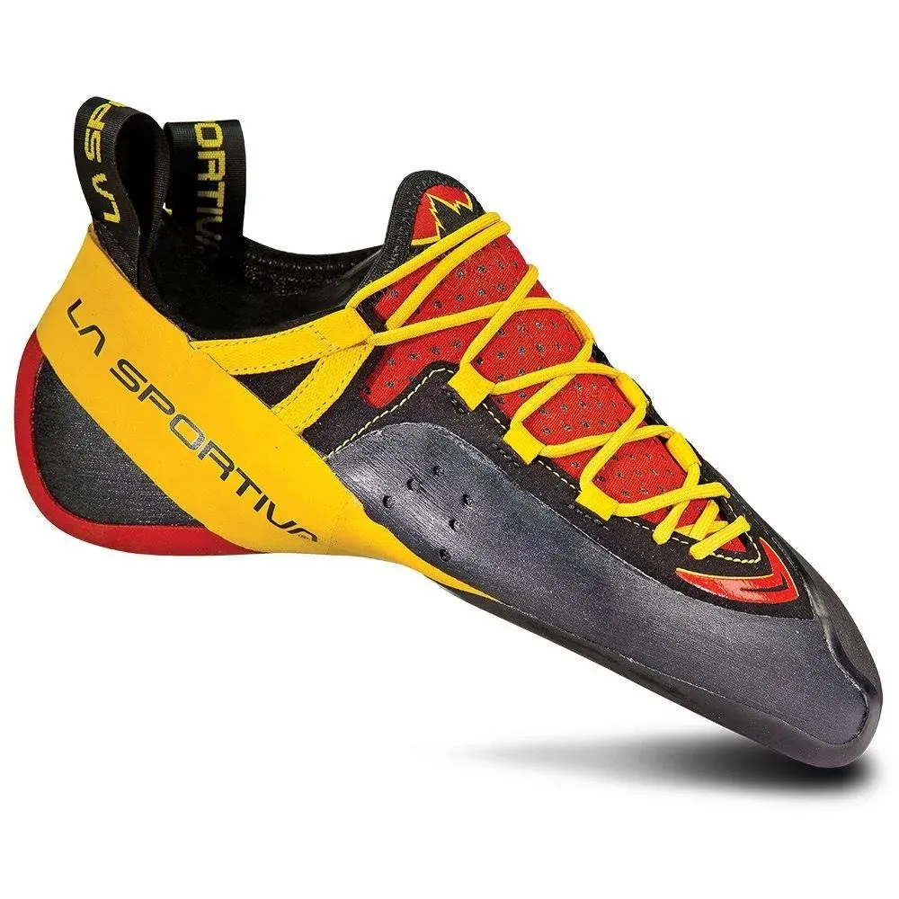 La Sportiva Unisex Genius Climbing Shoe, Red, 38.5