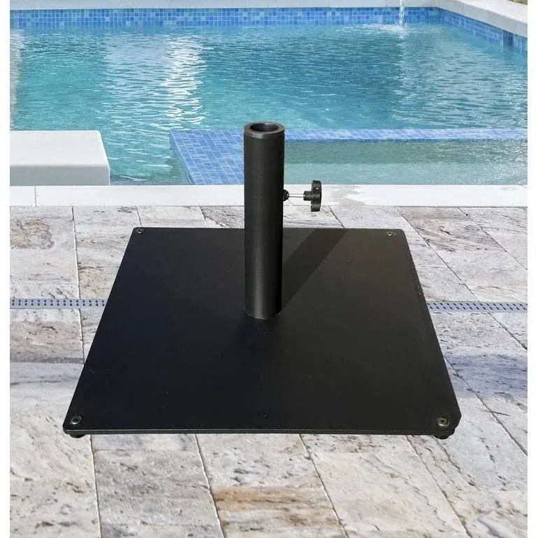 Tropishade Commercial Grade Steel Plate Umbrella Base