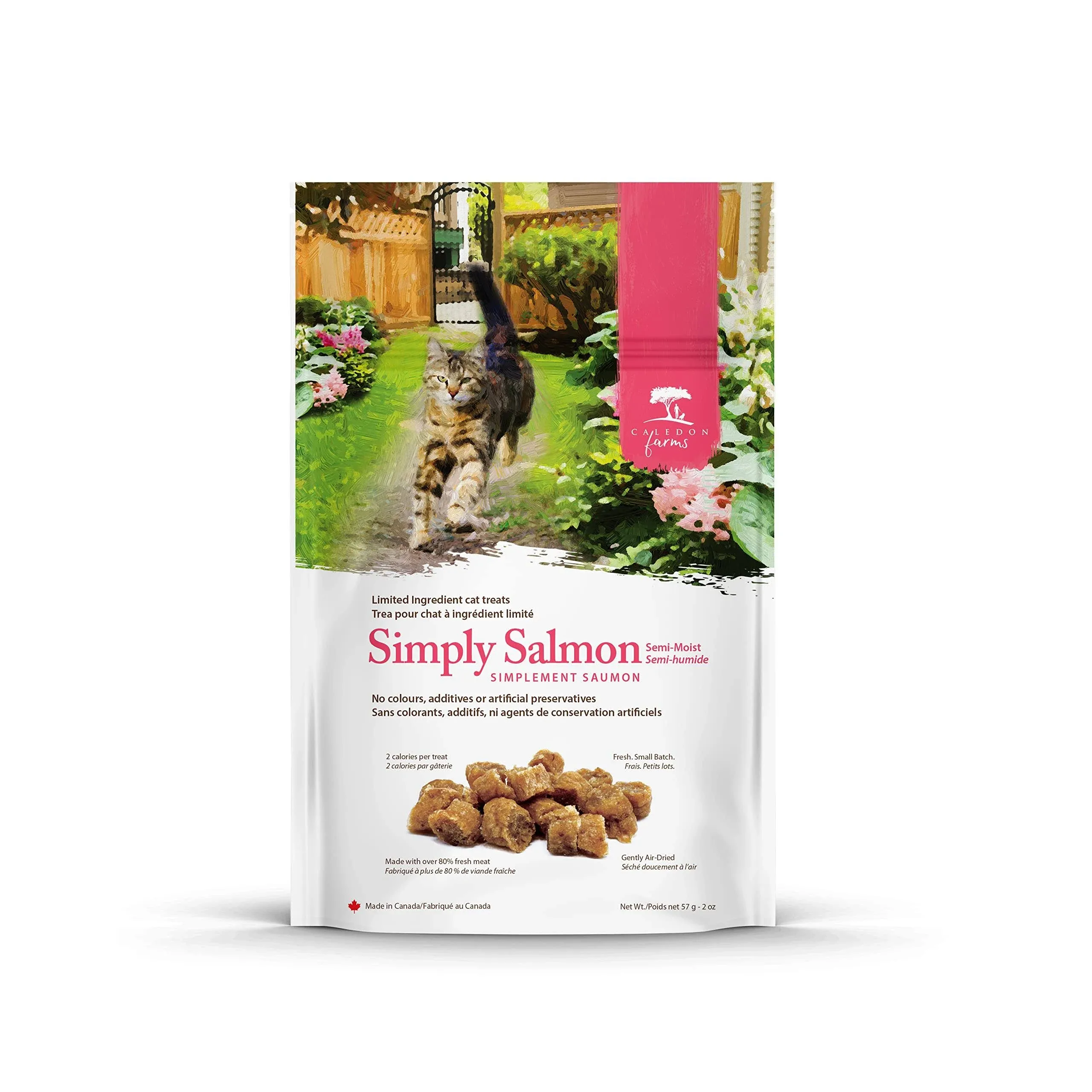 Caledon Farms Simply Salmon Cat Treats, 57G/2OZ