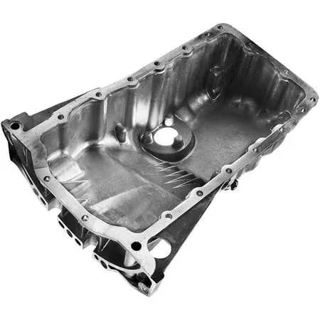 A-Premium Engine Oil Pan Sump with Drain Plug Compatible with Audi A4 2001-2001, A4 Quattro 2001-2001, Volkswagen Passat 2001-2005, L4 1.8L