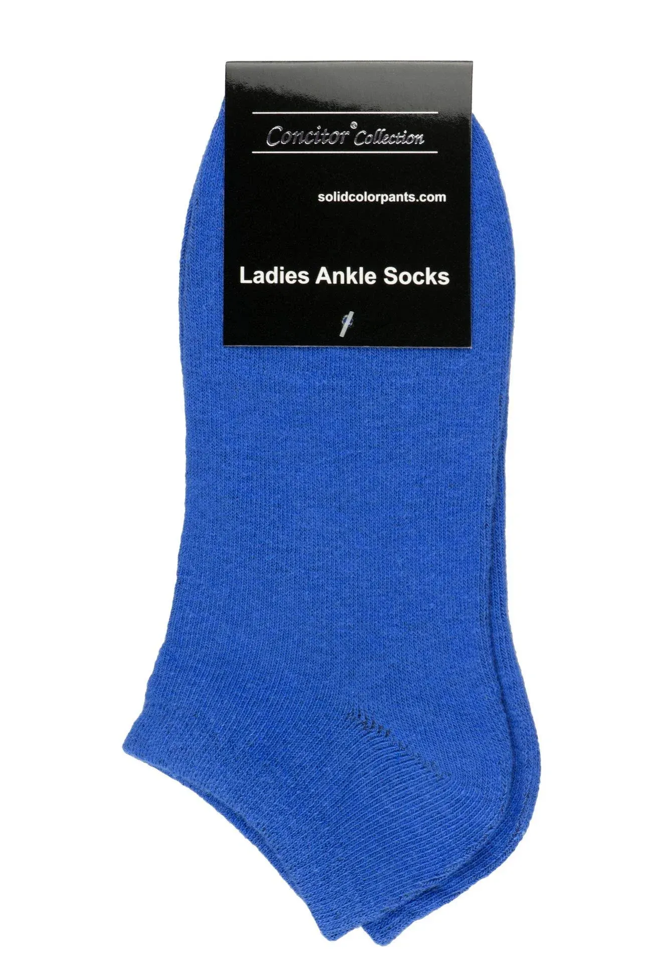 CONCITOR Women&#039;s Dress Socks Solid Colors COTTON Blend Low Cut No Show Sock