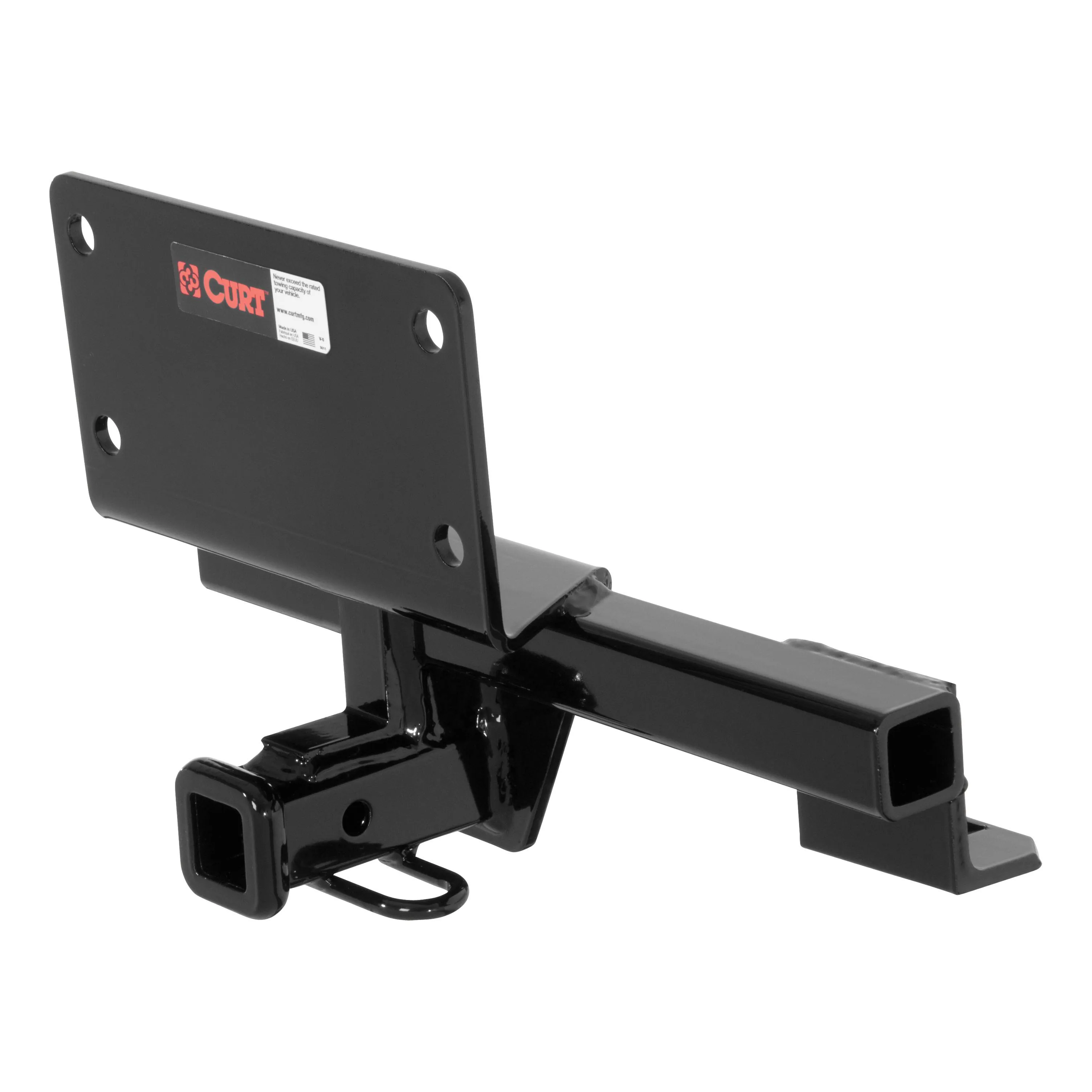 CURT® 11499 - Class 1 Square Concealed Trailer Hitch with 1-1/4&quot; Receiver Opening (W/O Insert, 2000/200 Weight Capacity)