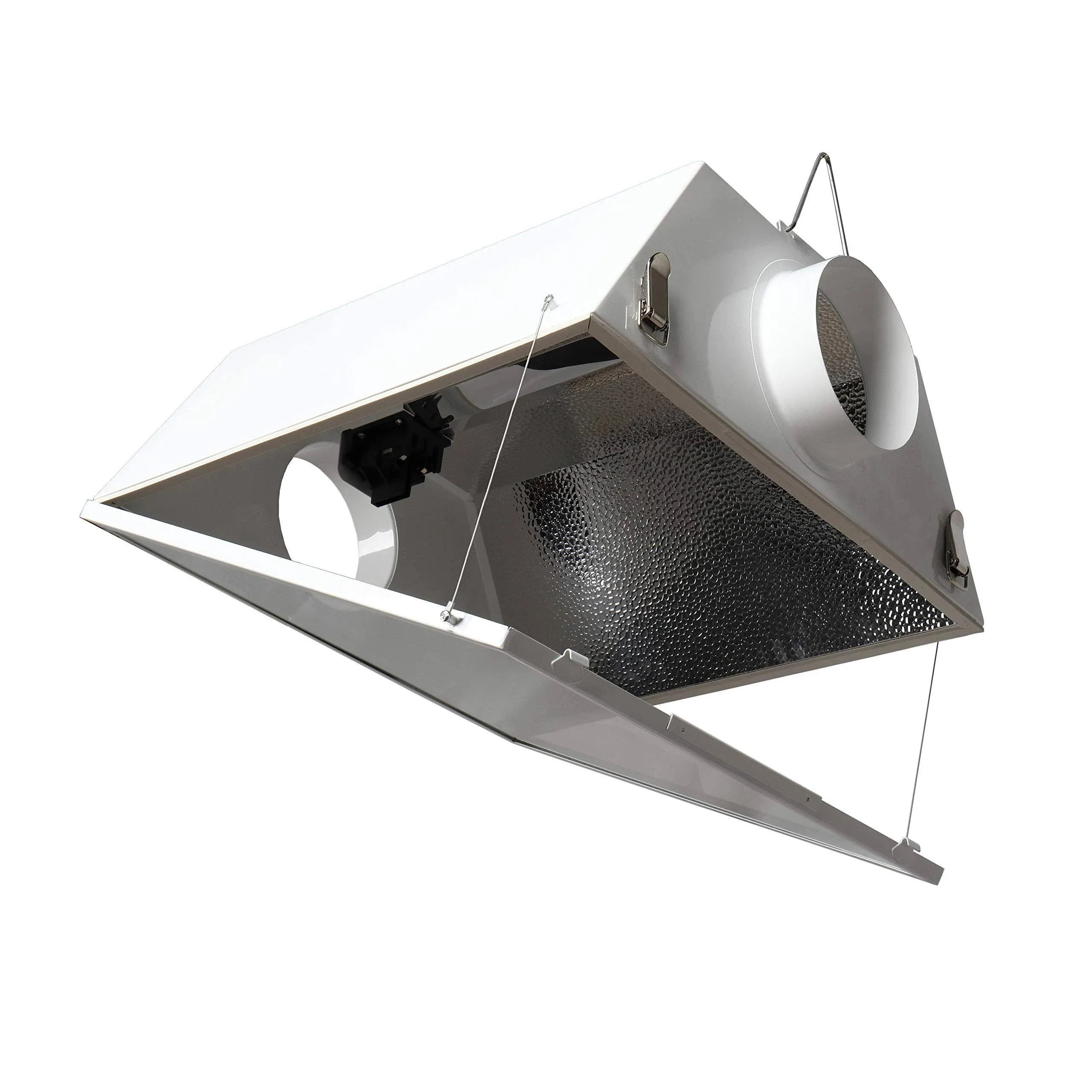 Hydro Crunch Double Ended Large Air Cooled with 6 in. Duct and Glass Panel Grow Light Reflector for up to 1000-Watt D940003010