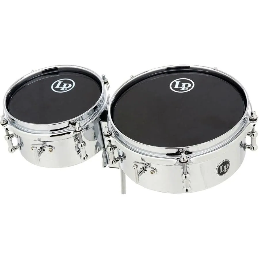 Latin Percussion LP845-K Timbales Mini, Chrome 