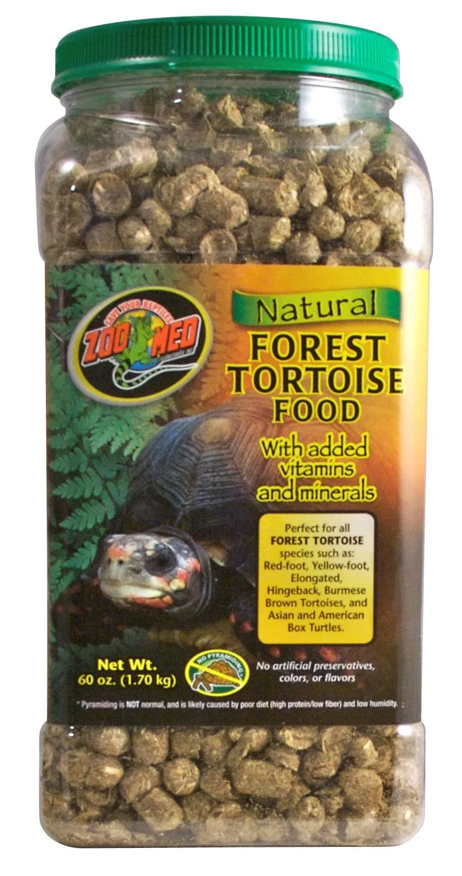 Zoo Med Natural Forest Tortoise Food (60 oz)