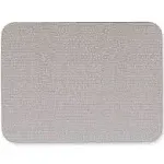 Quartet Oval Office Gray Fabric Bulletin Board