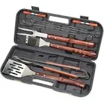 Cuisinart CGS-W13 Wooden Handle Tool Set, Black, Deluxe Pizza Grilling Pack (13-Piece)