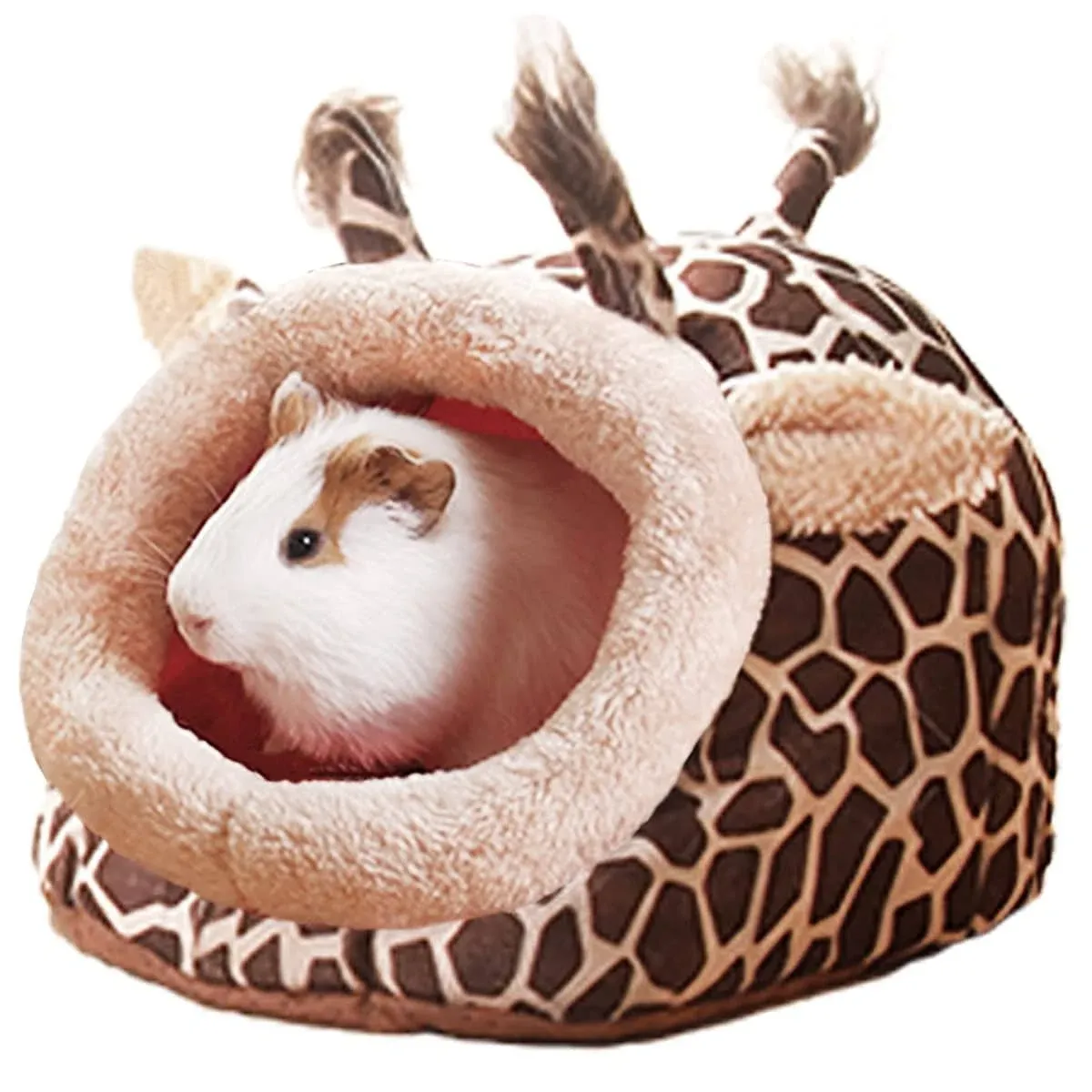 Guinea Pig Rat Bed and Hideout for Ferret Hedgehog Sleep and Hide, Hamster Small Pet Animals Supplies Toy Cage Accessories Nest