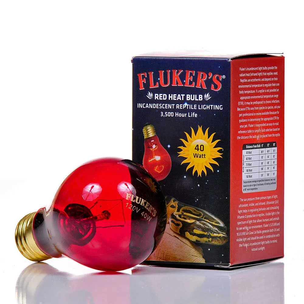 Flukers Repta-Sun Incandescent Reptile Red Heat Bulb 150 Watts