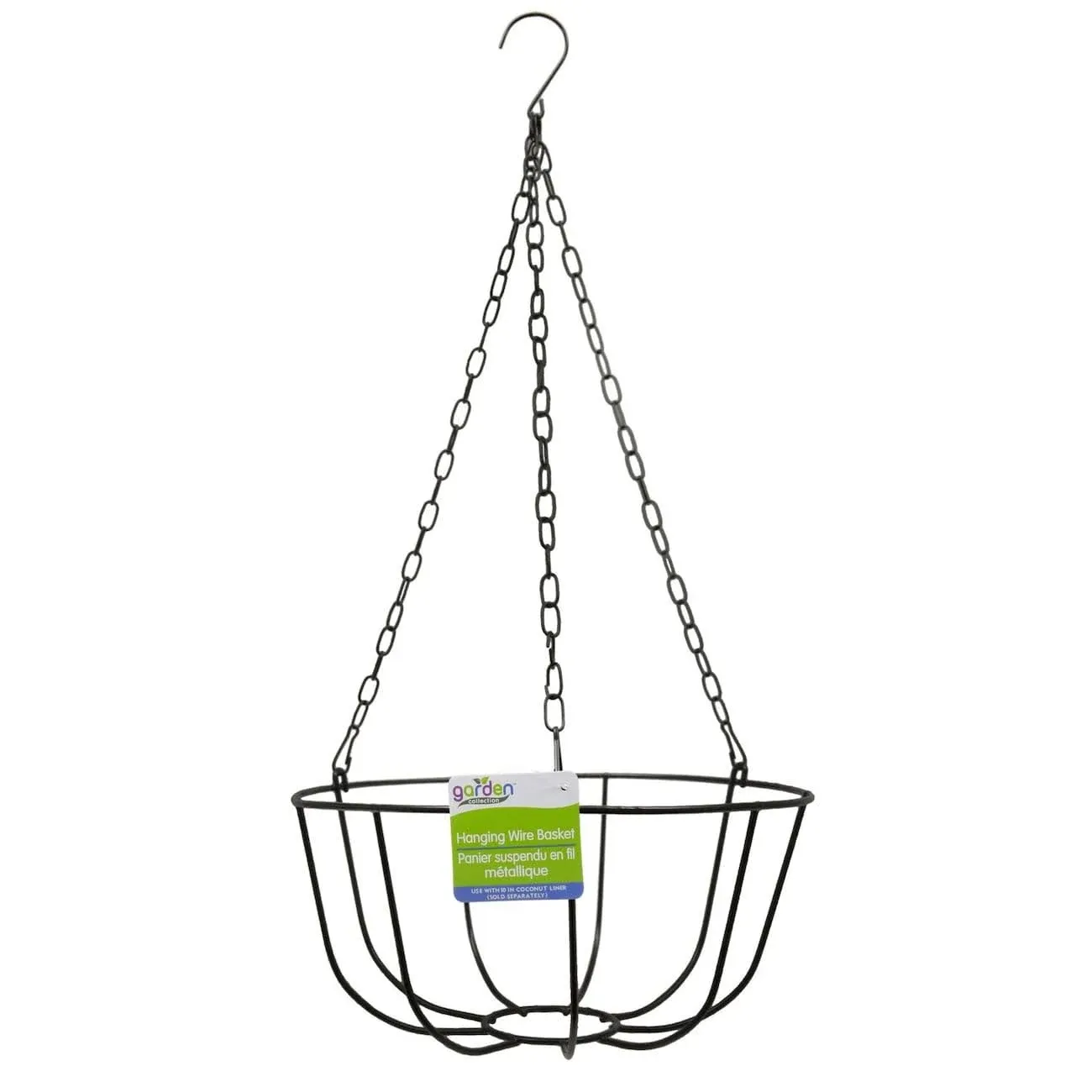 Garden Collection Hanging Wire Baskets - 10 in