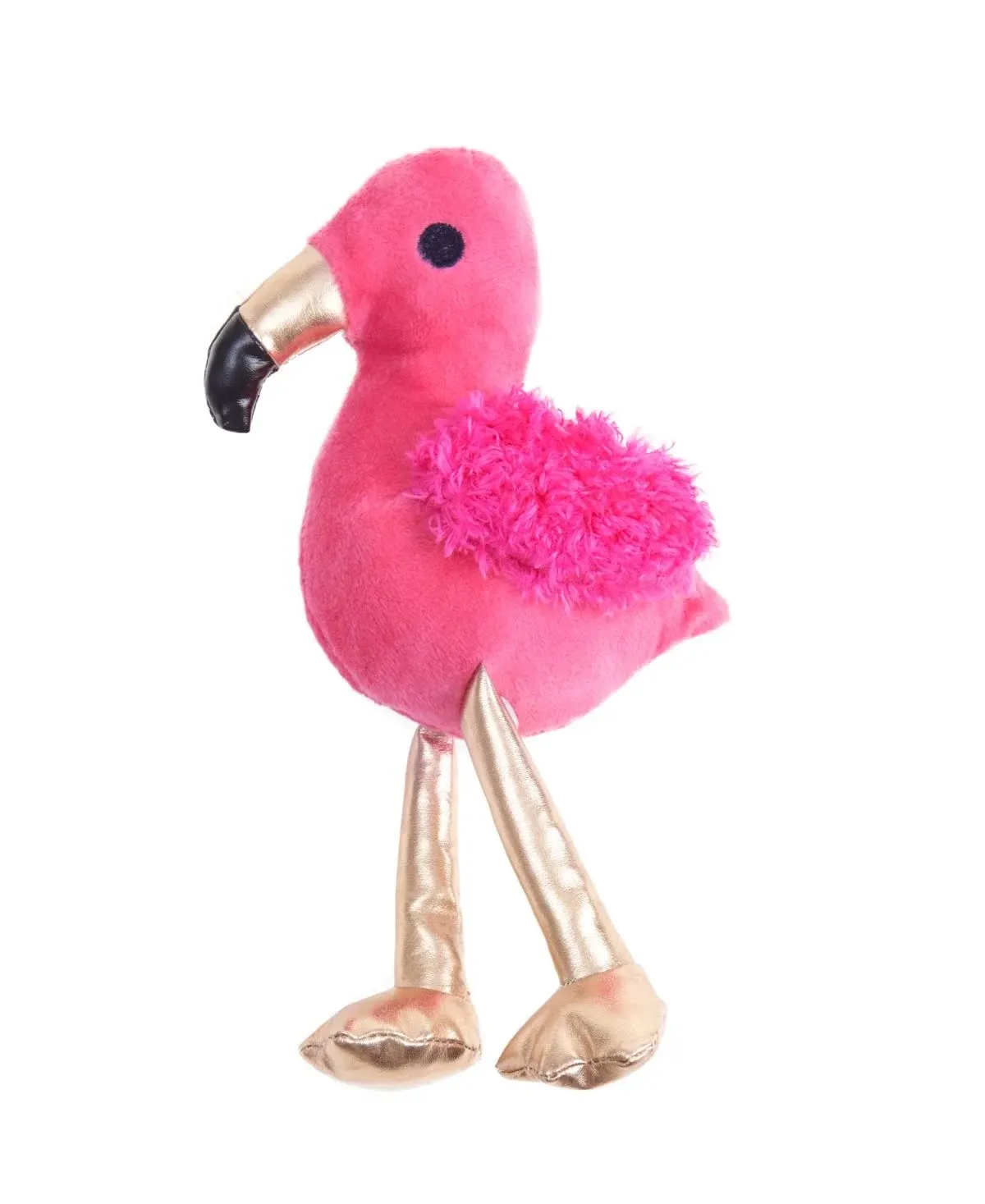 Plush Fun Flamingo Squeaky Pet Toy