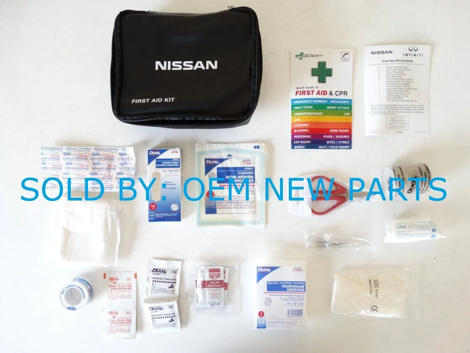 NISSAN FIRST AID Kit &#034;Brand New Sealed&#034; Rogue Altima Murano Frontier Sentra 