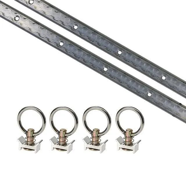 Truck Bed Anchor Kit - Aluminum L-Track & Stud Fittings