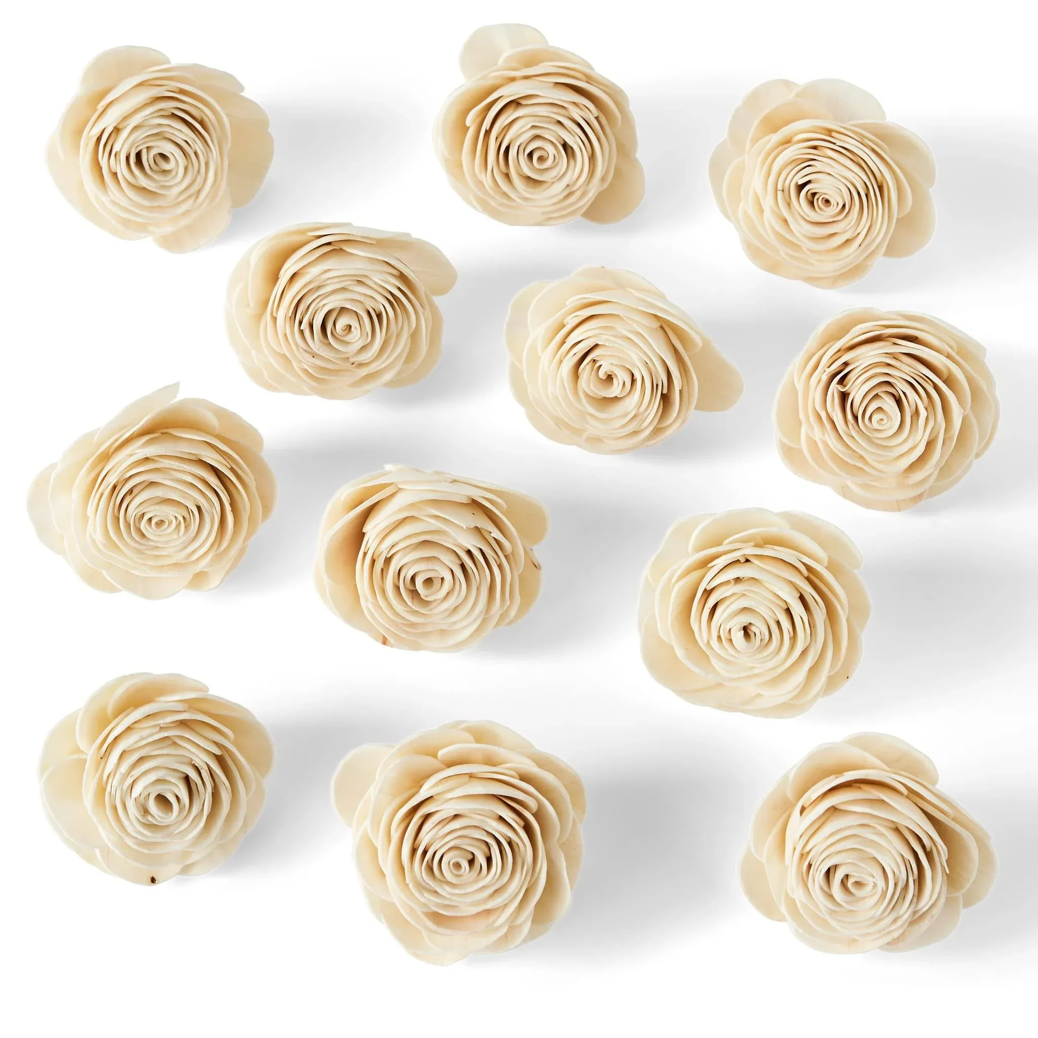 Sola Wood Flower Rose 2.5 inches sold by The dozen