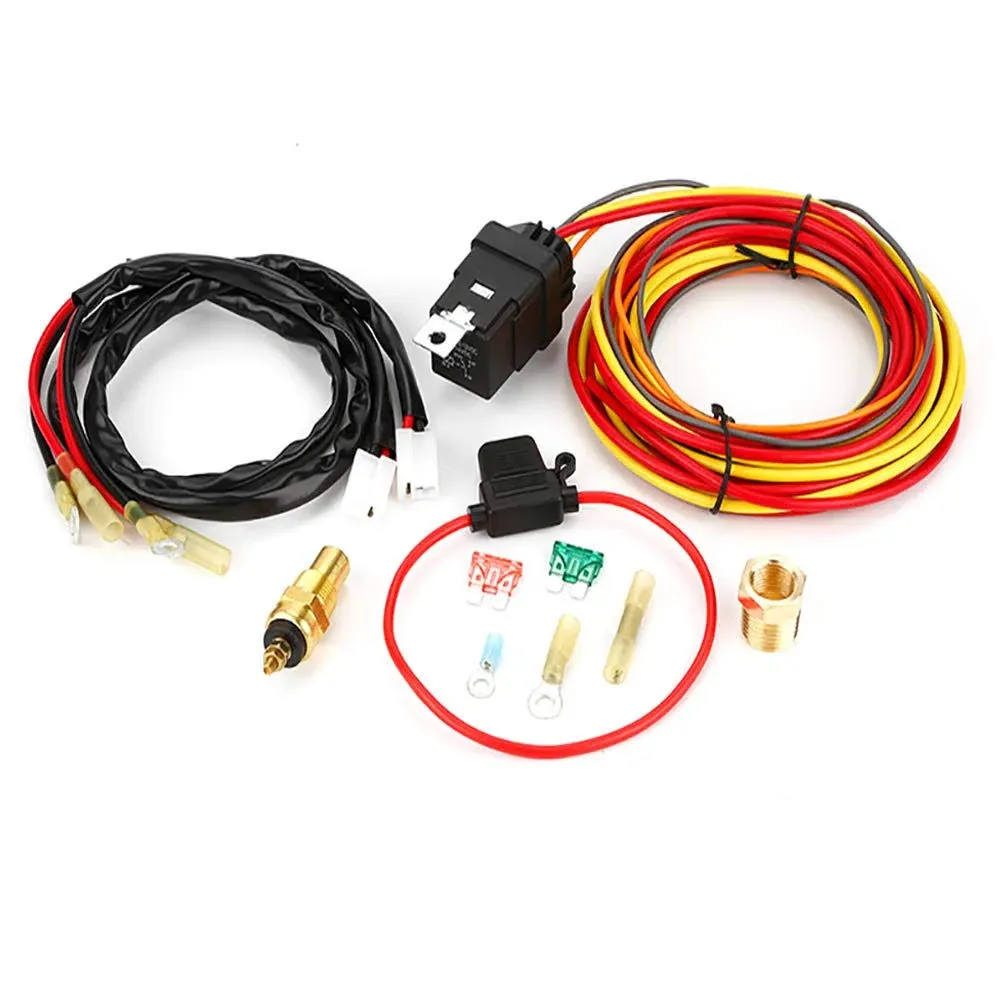 DSkoiph Electric Cooling Fan Wire Harness Kit