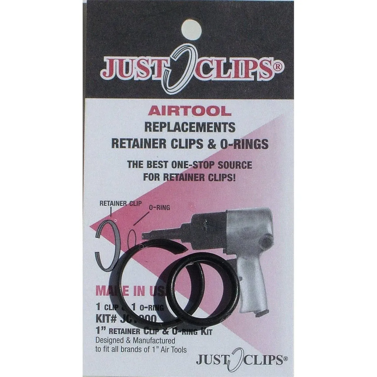 1" Anvil Retainer Clip Refill Pack, 5 Pack JSC1000-5