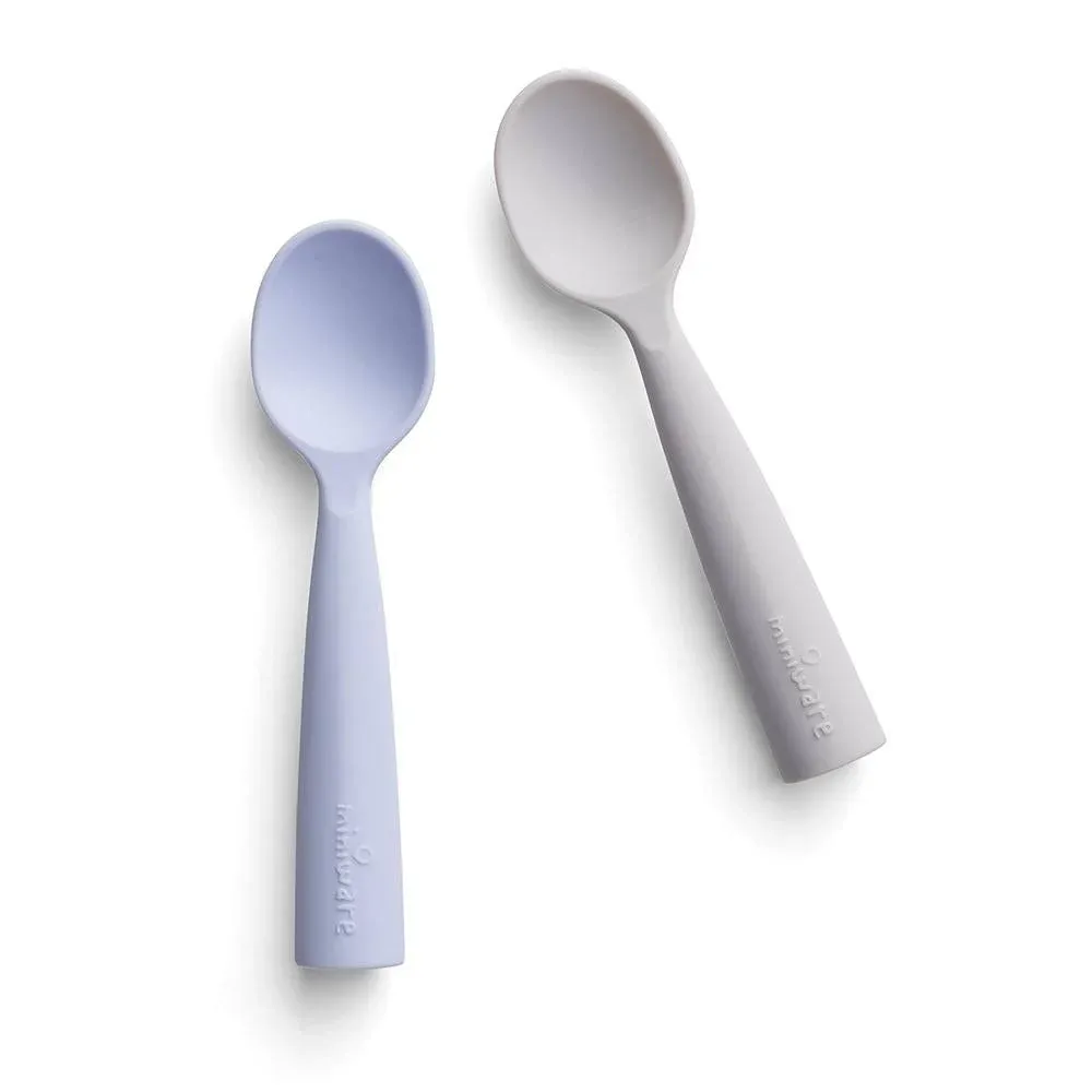 Miniware Teething Spoon Set 矽膠固齒湯匙組 (3 Color Options)