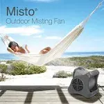 Lasko 14.85-in 3-Speed Outdoor Gray Oscillating Misting Floor Fan