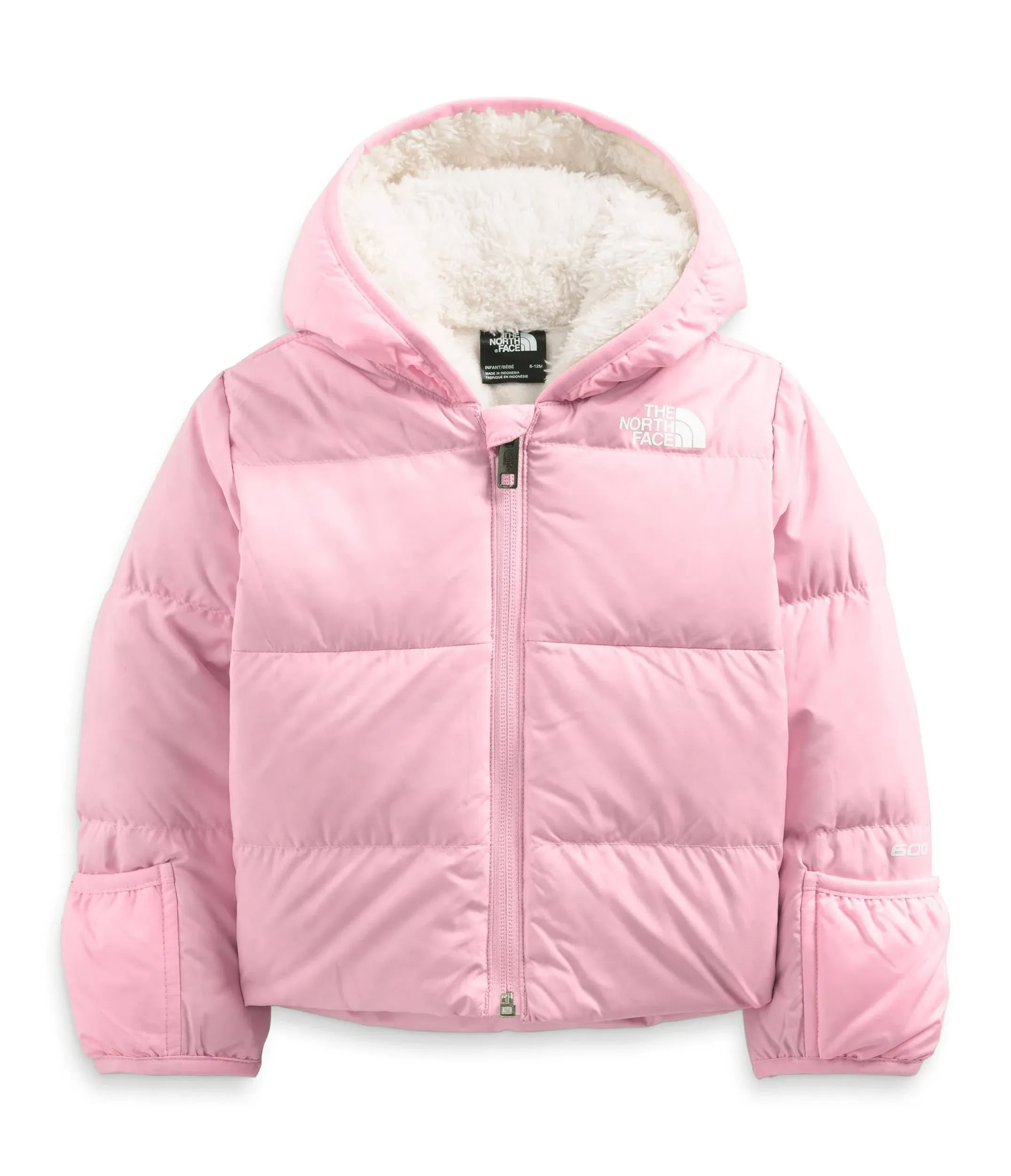 The North Face Baby North Down Hooded Jacket, 12M / Cameo Pink