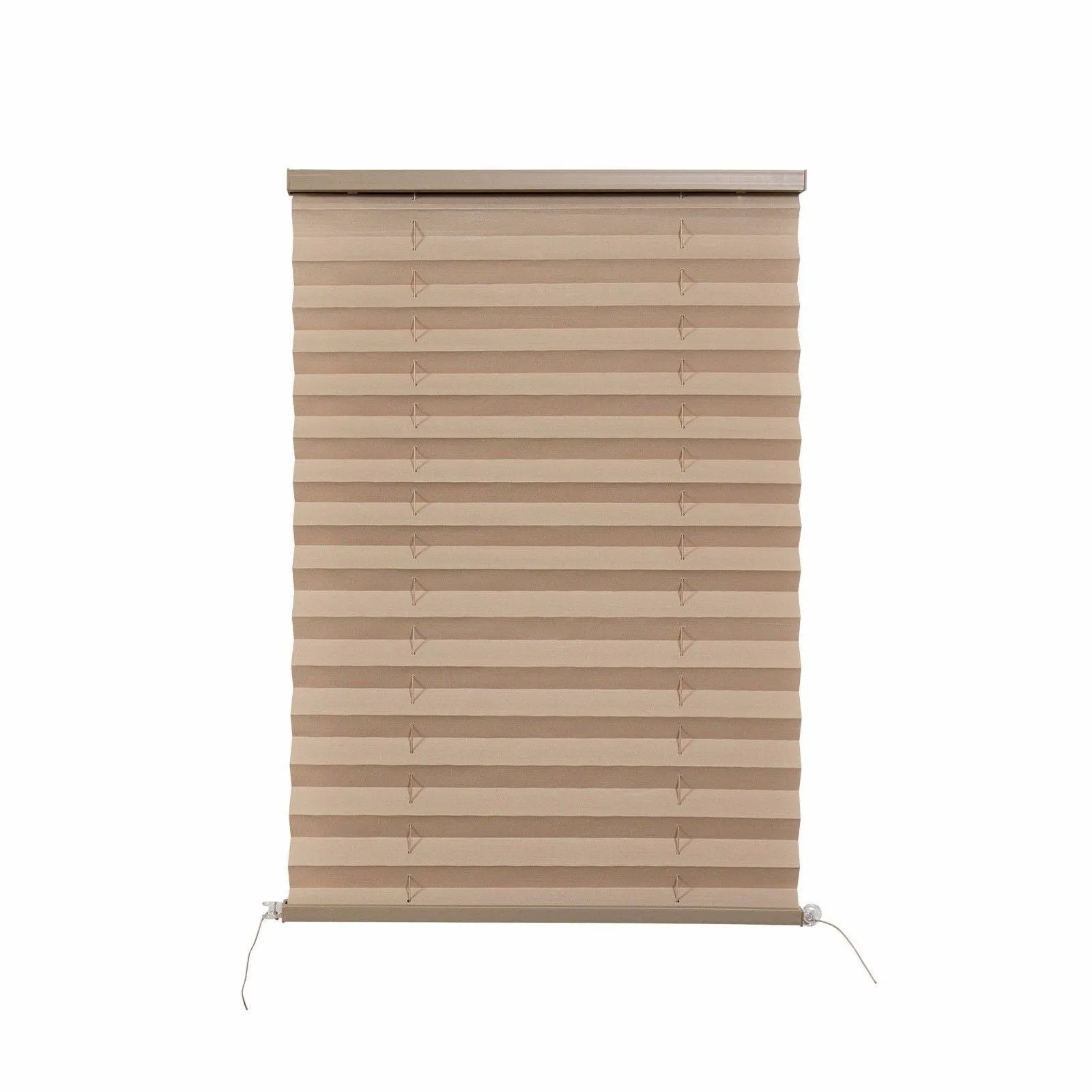 RV Camper Pleated Blind Shades Cappuccino 44&#034;W X 38&#034;H