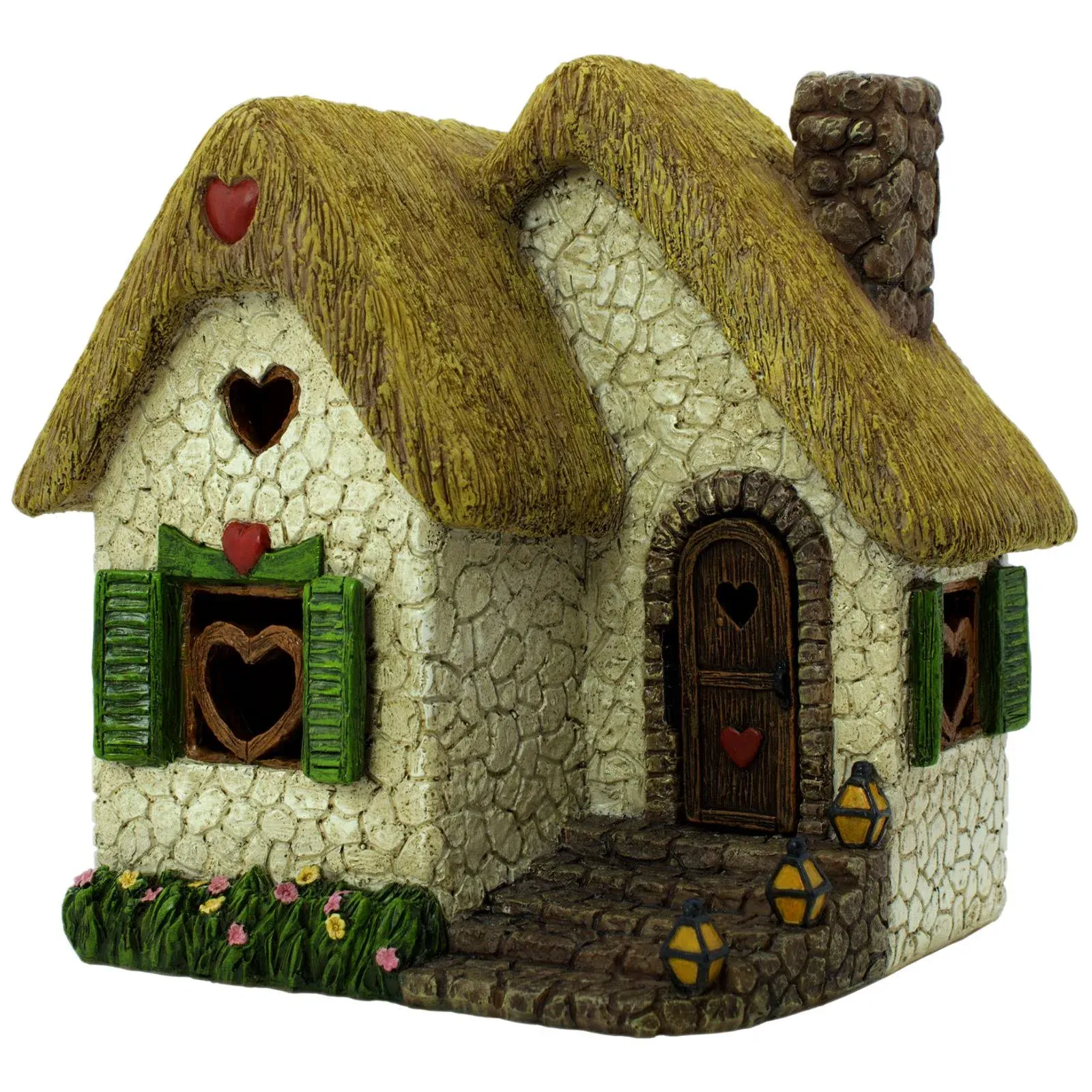 Fairy Garden House Kit – Fairy Garden Accessories & Fairy House – Fairy Houses for Gardens Outdoor - Fairy House Kit & Fairies for Fairy Garden – Fairy Garden Kit, 4 Pieces