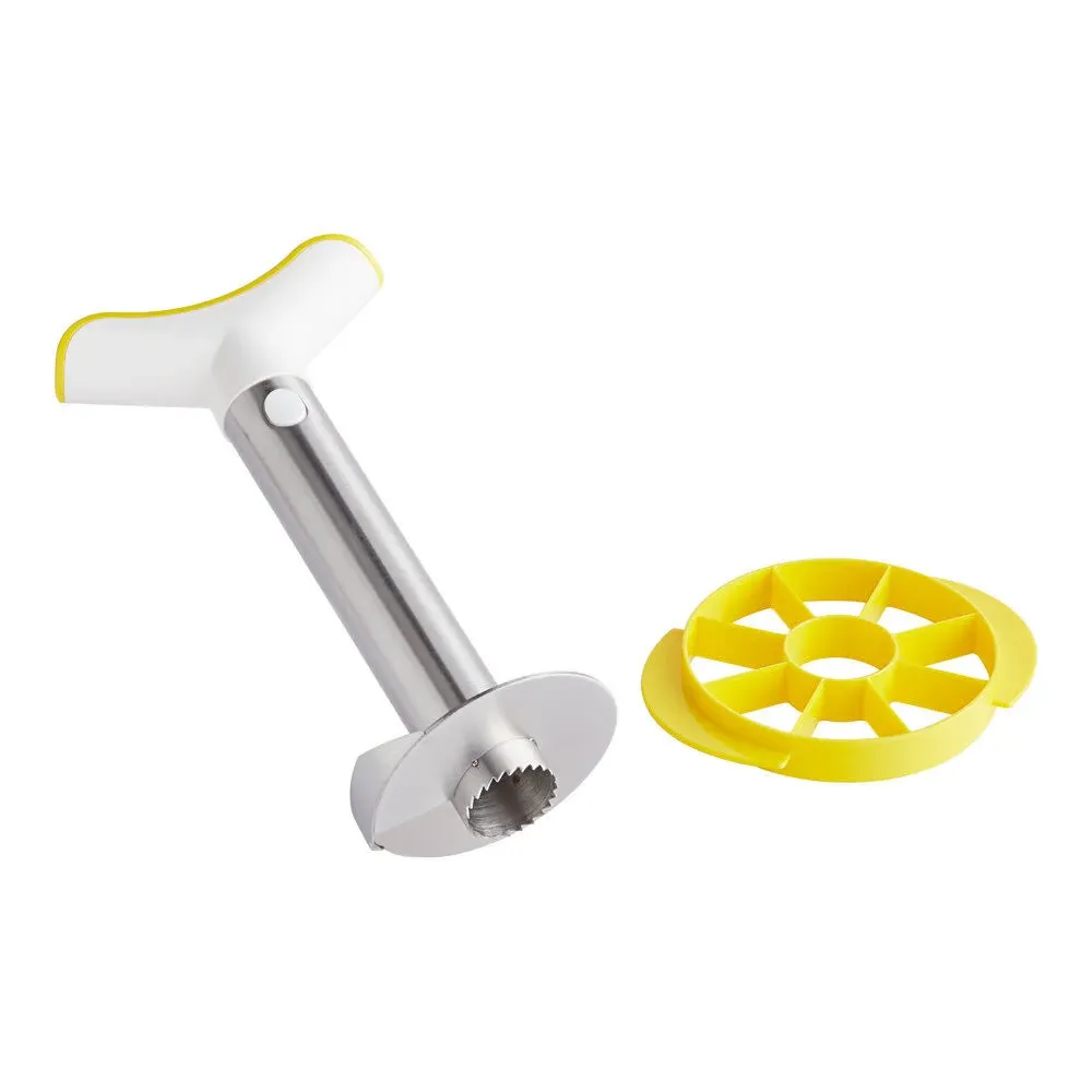 Vacu Vin 4872360 4-In-1 Pineapple Corer / Slicer / Peeler / Wedger