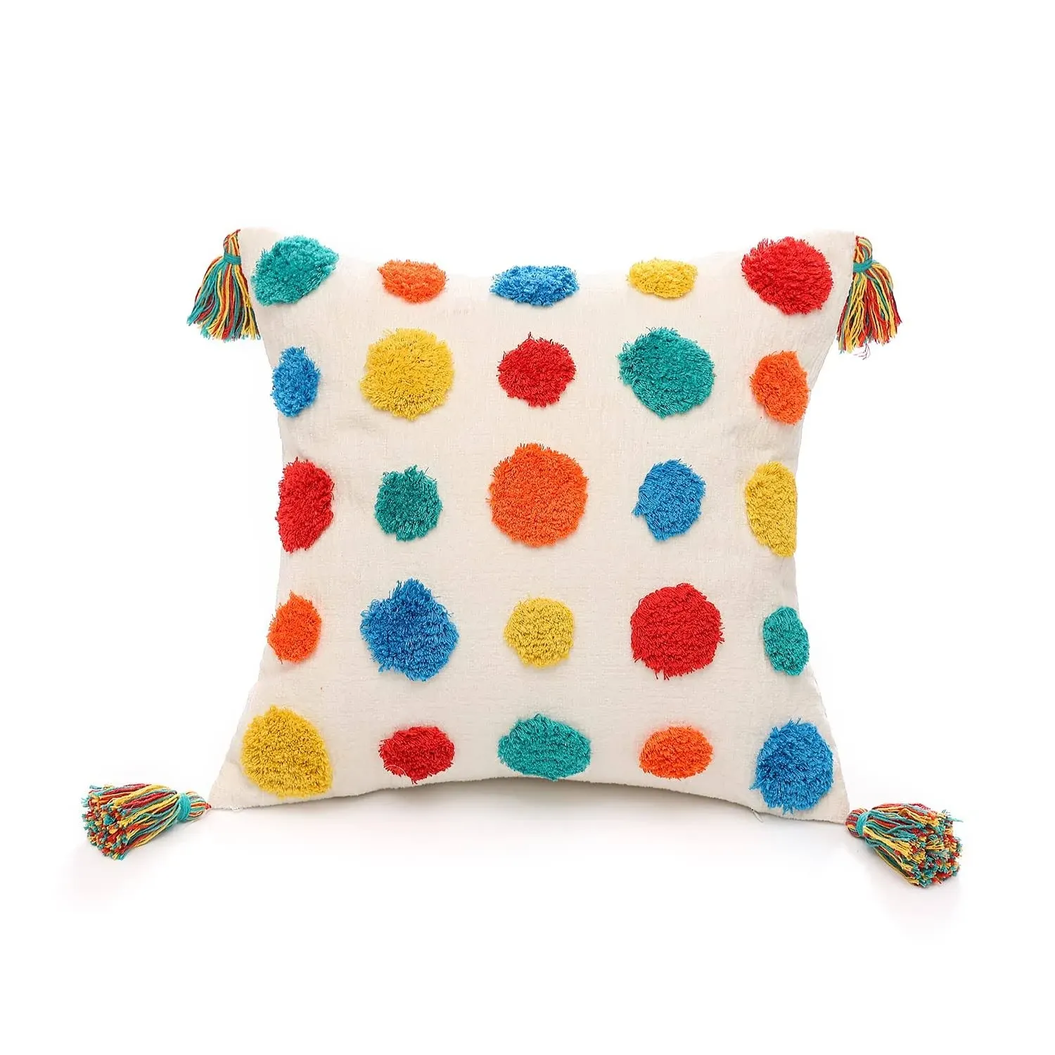 PLWORLD Boho Colorful Lumbar Throw Pillow Cover