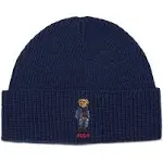 Men's Embroidered Bear Cuff Hat
      
          Men's Embroidered Bear Cuff Hat