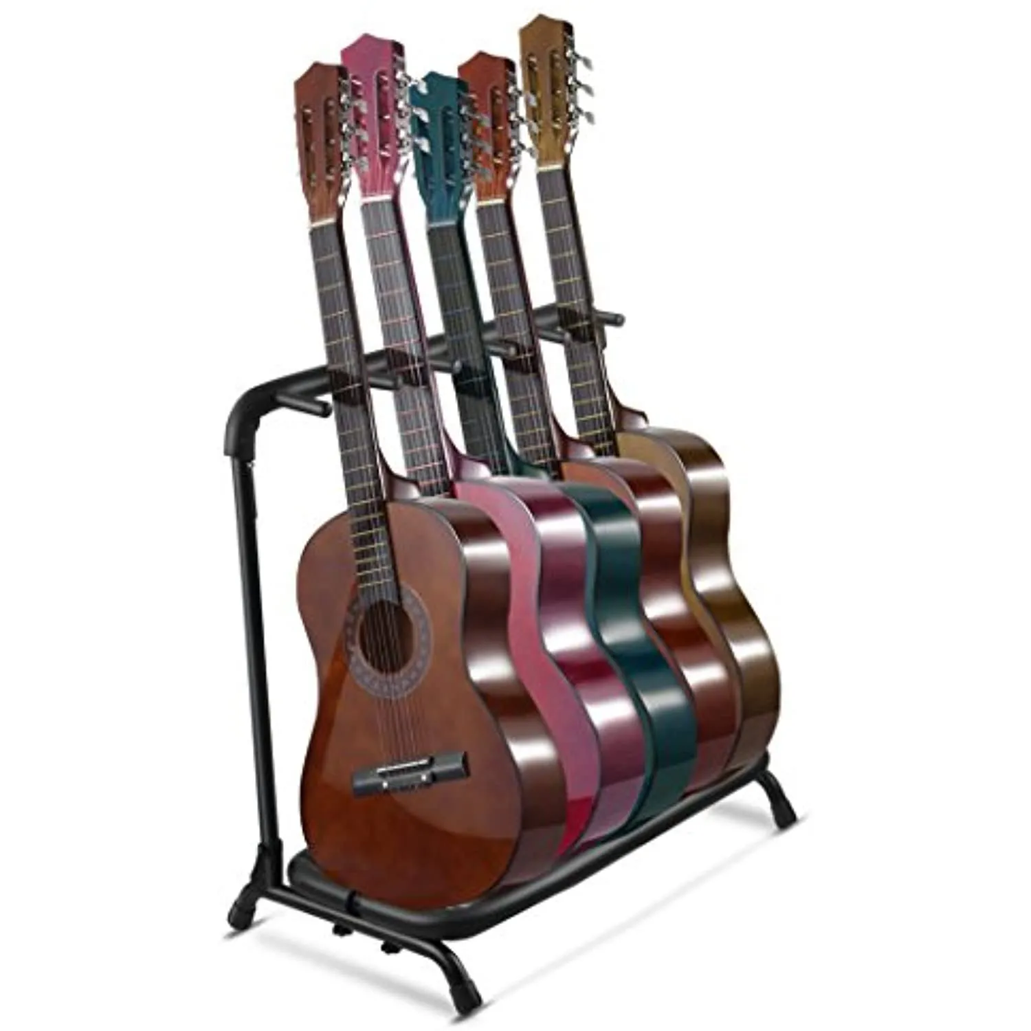 Guitar Stand Rack Holder, Multi Electric &amp; Acoustic Guitar Organizer Hold for 5