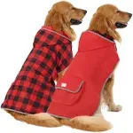 Hde Reversible Dog Raincoat Hooded Slicker Poncho Rain Coat Jacket for Small ...