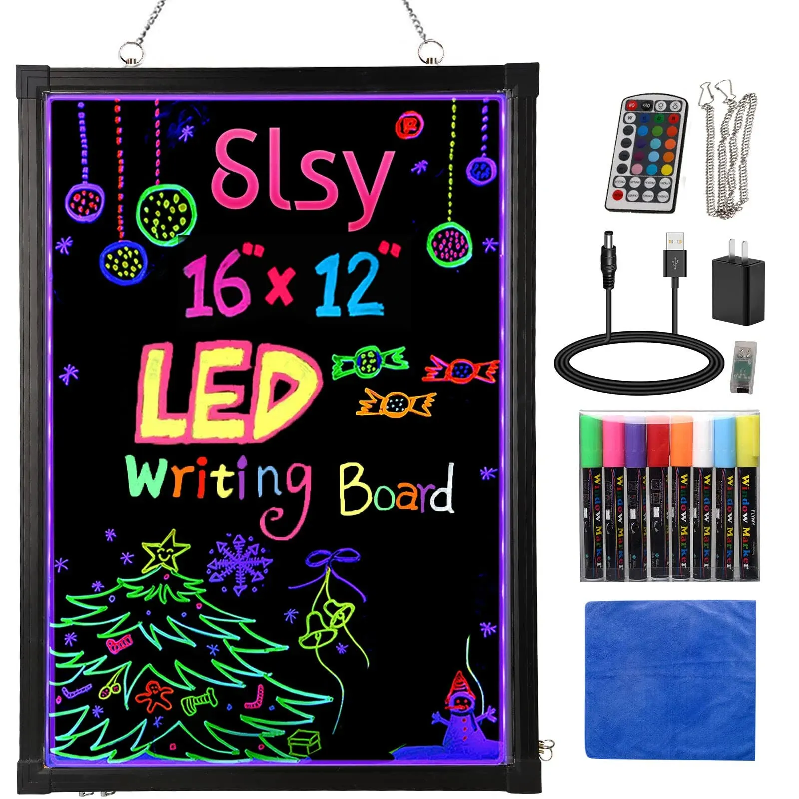 Slsy Illuminated LED Message Writing Board