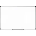 Realspace Magnetic Dry-Erase Whiteboard, 48" x 72", Silver Frame