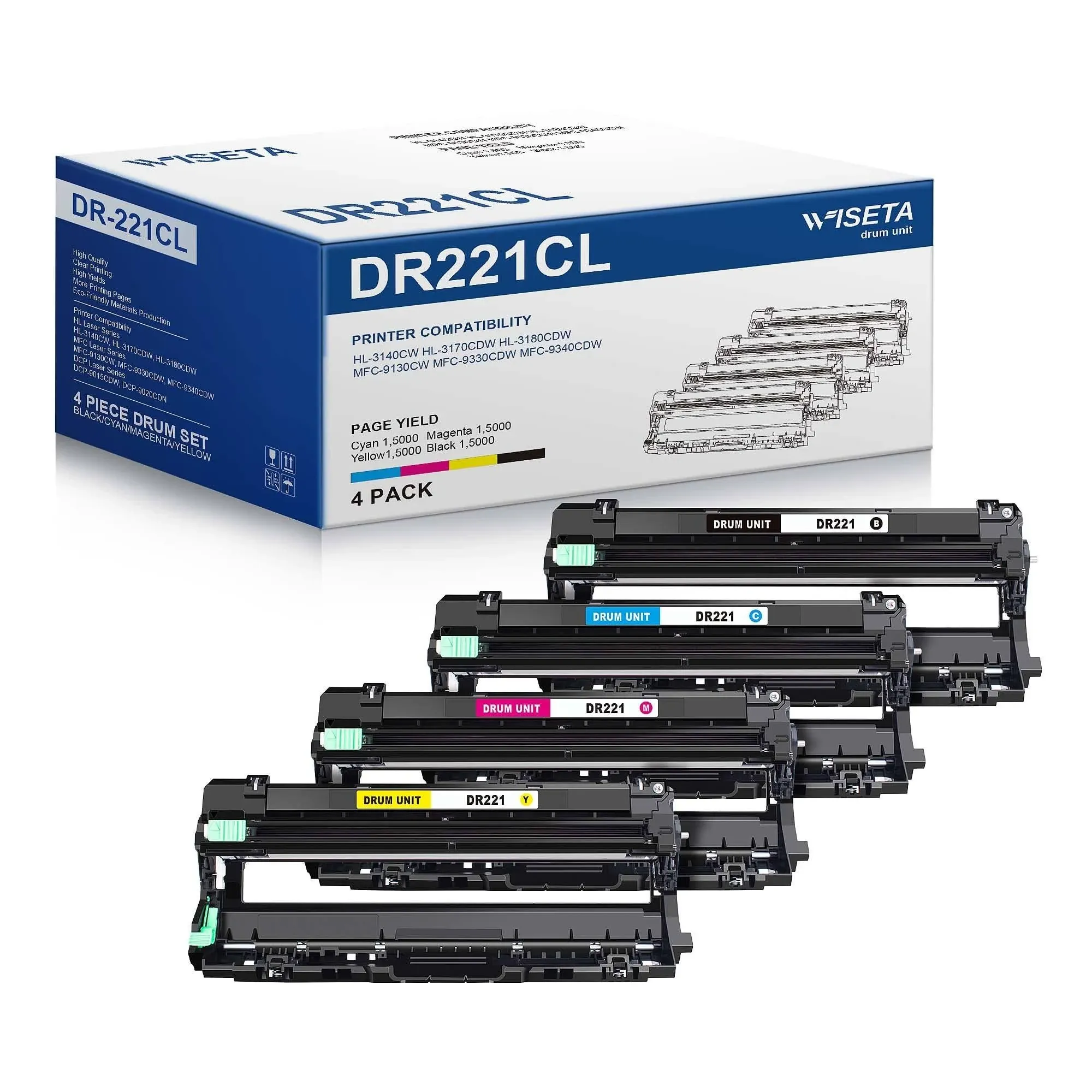 E-Z Ink Remanufactured Drum Unit for Brother DR221 DR-221 DR221CL