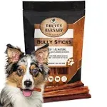 Brutus & Barnaby Bully Sticks for Dogs, Low Odor, All Natural Dog Treat - Long ...