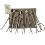 Vouiu 6-Piece Bonsai Tool Set,Knob Cutter,Trunk Splitter,Concave Cutter,Wire Cutter,Jin Pliers,Bonsai Scissors