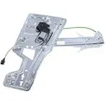 A-Premium Power Window Regulator with 2-Pin Motor Compatible with Chevrolet Equinox 2005-2009 & Pontiac Torrent 2006-2009, Front Left Driver Side, Replace# 19210257, 88980981