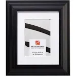 Craig Frames Contemporary Upscale, 24 x 36 Inch Satin Black Picture Frame Matted to Display a 20 x 30 Inch Photo