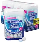 Mentos Hard Mints, Sugar Free, Intense Peppermint - 150 mints