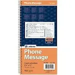 Adams Spiral Bound Phone Message Books