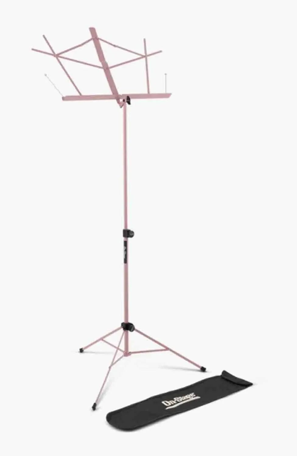 On-Stage Compact Sheet Music Stand Pink