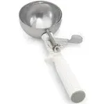 Vollrath 47139: Size 6 Disher with 5.3 oz. Bowl, White