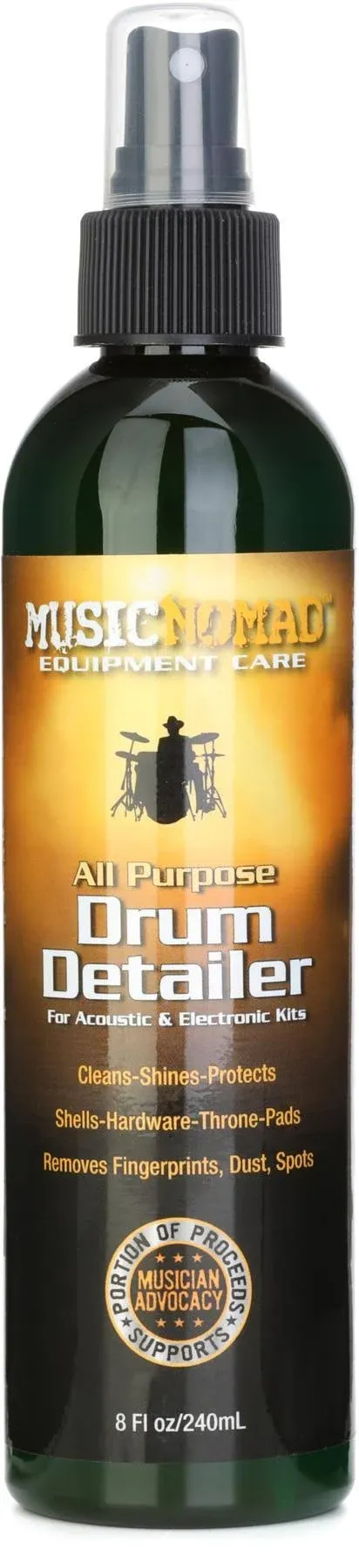 Music Nomad MN110 Drum Detailer - All Purpose for Cymbals, Hardware & Shells