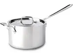 All-Clad 3-Ply Saucepan, Stainless Steel - 3 qt