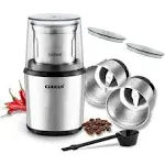 Chulux Coffee Grinder Electric,Built-In Sharp Blade Spice Grinder with 2 ...